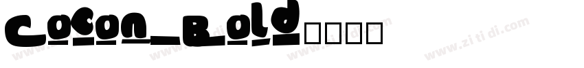 Cocon Bold字体转换